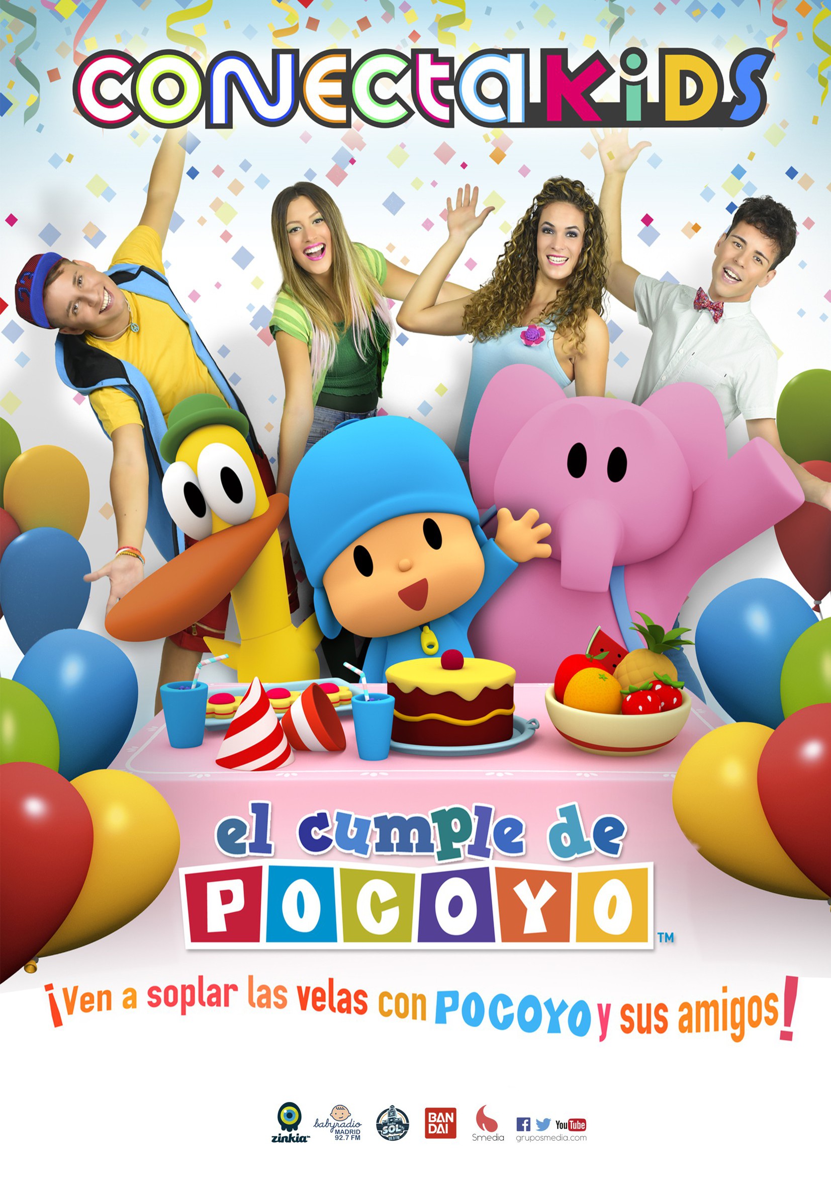 El cumple de Pocoyó - Conecta Kids en el Teatro Ramos Carrión de Zamora.