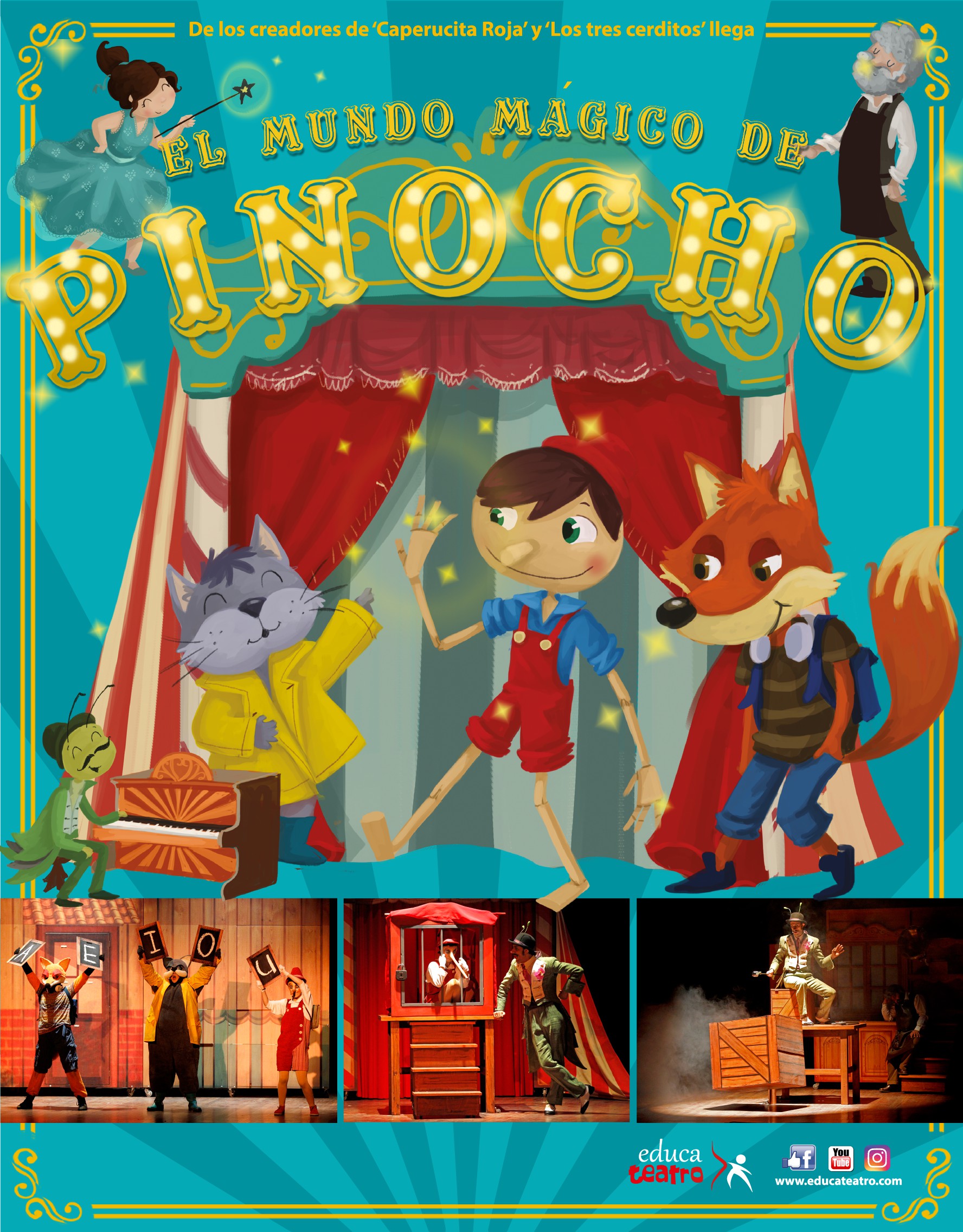 Pinocho en el Teatro Ramos Carrión de Zamora.