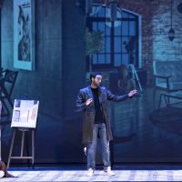 Málaga (España) 25/01/2025 Puesta en escena de la obra ‘Donde nacen las palabras’ en el Teatro Cervantes. DMLP Producciones. Autor y dirección Ángel Caballero. Con David Matarín, Iván Montes, Alejandro Vergara y Ángel Caballero.Foto: Daniel Pérez / Teatro Cervantes