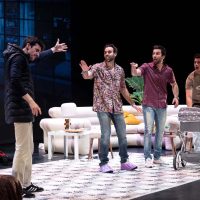 Málaga (España) 25/01/2025 Puesta en escena de la obra ‘Donde nacen las palabras’ en el Teatro Cervantes. DMLP Producciones. Autor y dirección Ángel Caballero. Con David Matarín, Iván Montes, Alejandro Vergara y Ángel Caballero.Foto: Daniel Pérez / Teatro Cervantes