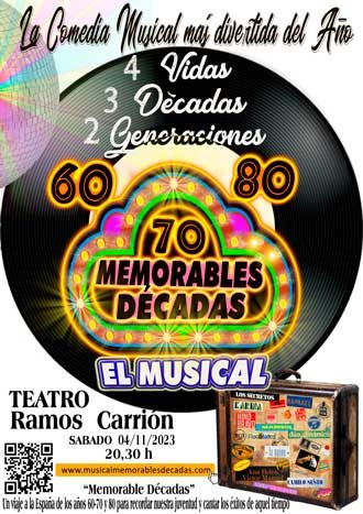 60s,70s,80s Memorables Décadas El Musical